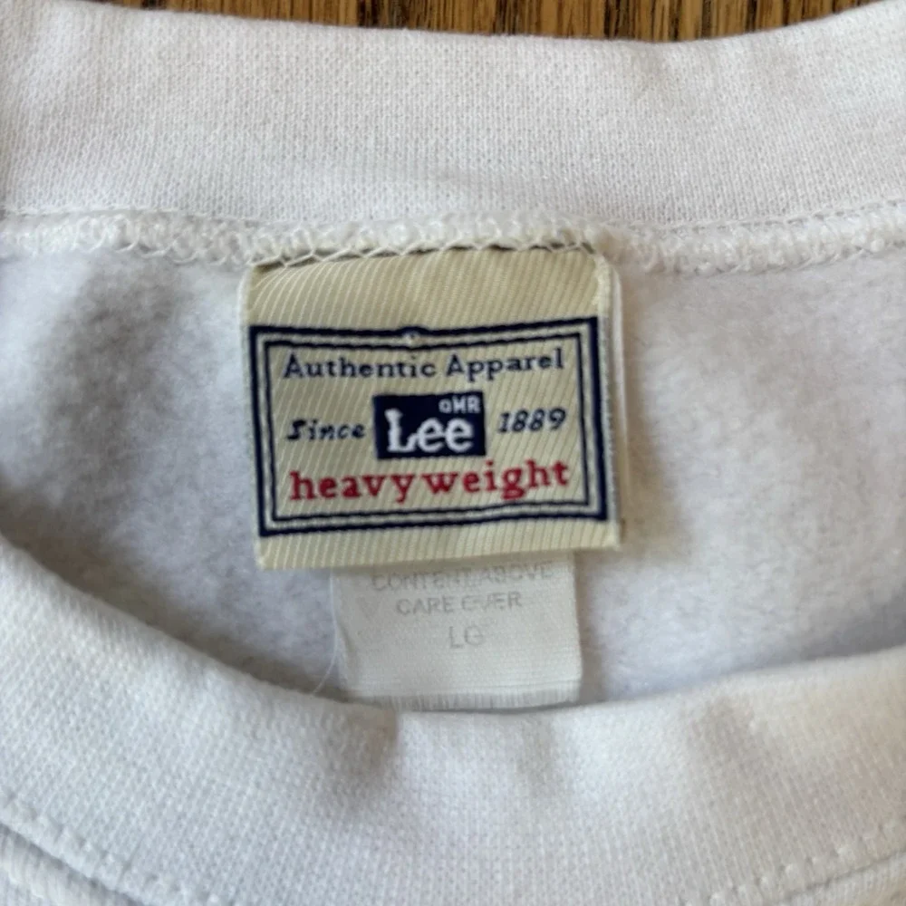 Lee vintage Sweatshirt pPG Americana‎ Sz Large Unisex Cotton Blend - Picture 7 of 11